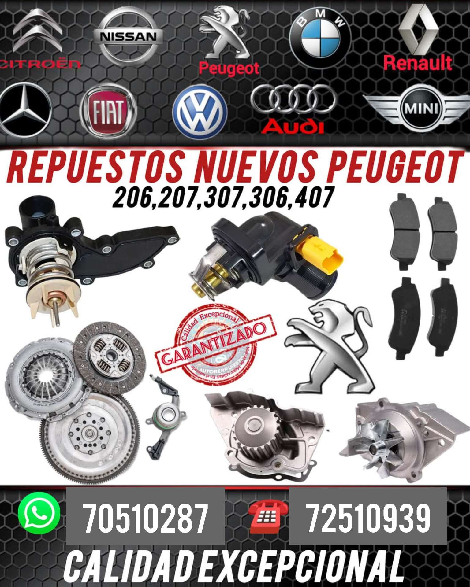 Repuestos Peugeot y Citroënen CostaRica - Nuevos y de Segunda